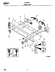 04 - P17c0041 Control Panel parts for Frigidaire Washer Dryer Combo WLXG42RED0 from AppliancePartsPros.com