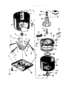 05 - Tubs, Transmission, Base parts for Frigidaire Washer LA450JXD3 from AppliancePartsPros.com