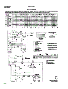 14 - Wiring Diagram parts for White Westinghouse Washer Dryer Combo WLXG42REW3 from AppliancePartsPros.com