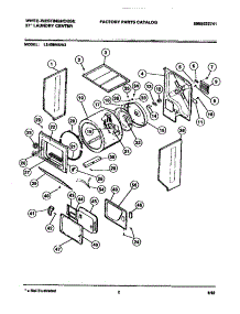 02 - Drum And Loading Door parts for Frigidaire Washer Dryer Combo LE400MXD3 from AppliancePartsPros.com