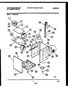 05 - Cabinet Parts parts for Frigidaire Washer Dryer Combo LE400AXD2 from AppliancePartsPros.com