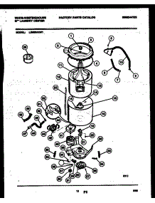 06 - Tub Detail parts for Frigidaire Washer Dryer Combo LG600AXD1 from AppliancePartsPros.com