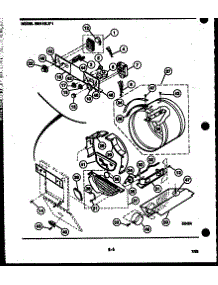 03 - Console, Control And Drum parts for Frigidaire Washer Dryer Combo SM115LXW1 from AppliancePartsPros.com
