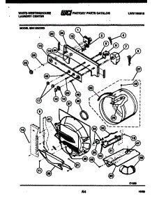 03 - Console, Control And Drum parts for Frigidaire Washer Dryer Combo SM115MXD2 from AppliancePartsPros.com