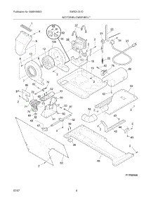 05 - Motor / Blower / Belt parts for White Westinghouse Washer Dryer Combo SWSG1031DQ1 from AppliancePartsPros.com