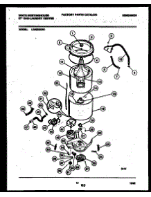 06 - Tub Detail parts for Frigidaire Washer Dryer Combo LG400SXW1 from AppliancePartsPros.com