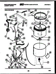 05 - Tubs, Water Valve And Lid Switch parts for Frigidaire Washer Dryer Combo SM115MXD2 from AppliancePartsPros.com