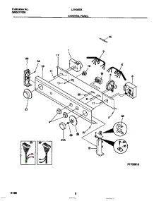 04 - Control Panel parts for Frigidaire Washer Dryer Combo LG400SXW3 from AppliancePartsPros.com