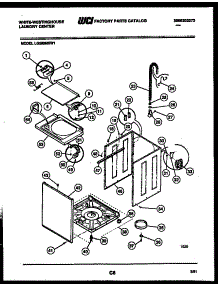 05 - Cabinet Parts parts for Frigidaire Washer Dryer Combo LG600MXW1 from AppliancePartsPros.com