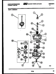 07 - Transmission Parts parts for Frigidaire Washer Dryer Combo LG600MXW1 from AppliancePartsPros.com