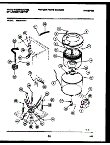 05 - Tubs, Water Valve And Lid Switch parts for Frigidaire Washer Dryer Combo SM230PXD3 from AppliancePartsPros.com