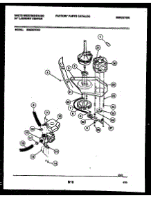 06 - Washer Drive System And Pump parts for Frigidaire Washer Dryer Combo SM230PXD3 from AppliancePartsPros.com