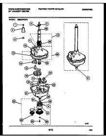 07 - Transmission Parts parts for Frigidaire Washer Dryer Combo SM230PXD3 from AppliancePartsPros.com