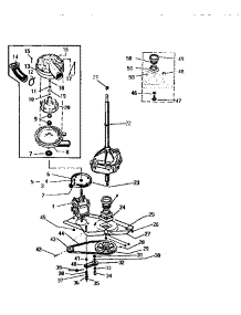 06 - Drive Motor & Pump Assembly parts for Frigidaire Washer LA450JXF3 from AppliancePartsPros.com