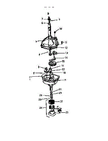 07 - Transmission parts for Frigidaire Washer LA450JXF3 from AppliancePartsPros.com