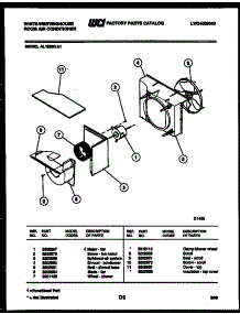 04 - Air Handling Parts parts for Frigidaire Air Conditioner AL125M1A1 from AppliancePartsPros.com