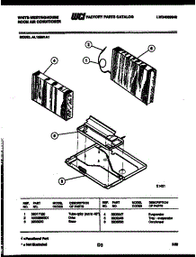 05 - Unit Parts parts for Frigidaire Air Conditioner AL125M1A1 from AppliancePartsPros.com
