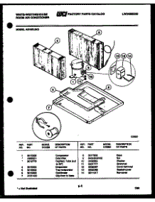 06 - Cabinet And Installation Parts parts for Frigidaire Air Conditioner AS18EL2K2 from AppliancePartsPros.com