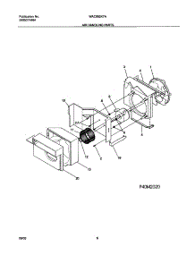 07 - Air Handling parts for White Westinghouse Air Conditioner WAC052K7A7 from AppliancePartsPros.com