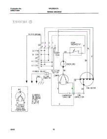 12 - Wiring Diagram parts for White Westinghouse Air Conditioner WAC052K7A7 from AppliancePartsPros.com