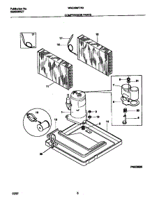 05 - Compressor Parts parts for Frigidaire Air Conditioner WAC066F7A3 from AppliancePartsPros.com