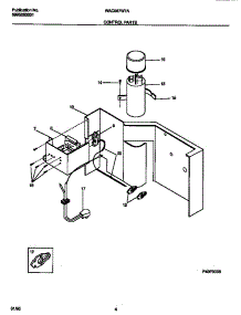 03 - Control Parts parts for Frigidaire Air Conditioner WAC067W7A1 from AppliancePartsPros.com