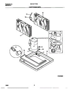 05 - Compressor Parts parts for Frigidaire Air Conditioner WAC051T7Z2A from AppliancePartsPros.com