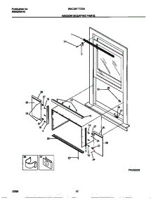 06 - Window Mounting Parts parts for Frigidaire Air Conditioner WAC051T7Z2A from AppliancePartsPros.com