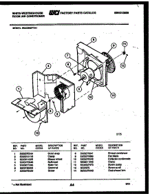 03 - Air Handling Parts parts for Frigidaire Air Conditioner WAC056P7A1 from AppliancePartsPros.com