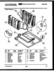05 - System Parts parts for Frigidaire Air Conditioner WAC056P7A1 from AppliancePartsPros.com