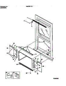 06 - Window Mounts parts for Frigidaire Air Conditioner WAC051T7Z5 from AppliancePartsPros.com