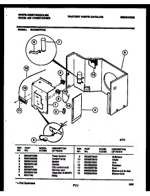 04 - Electrical Parts parts for Frigidaire Air Conditioner WAC067P7A2 from AppliancePartsPros.com