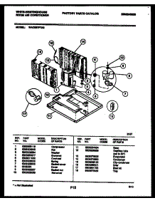 05 - Unit Parts parts for Frigidaire Air Conditioner WAC067P7A2 from AppliancePartsPros.com