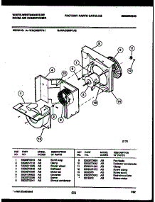 03 - Air Handling Parts parts for Frigidaire Air Conditioner WAC086P7A1 from AppliancePartsPros.com