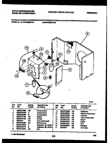 04 - Electrical Parts parts for Frigidaire Air Conditioner WAC086P7A1 from AppliancePartsPros.com