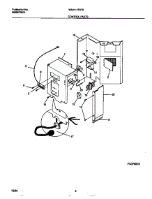 03 - Control Parts parts for Frigidaire Air Conditioner WAH117P2T5 from AppliancePartsPros.com