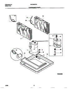 05 - Compressor Parts parts for Frigidaire Air Conditioner WAC083W7A from AppliancePartsPros.com