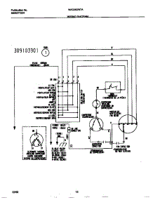 07 - Wiring Diagram parts for Frigidaire Air Conditioner WAC083W7A from AppliancePartsPros.com