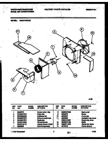 04 - Air Handling Parts parts for Frigidaire Air Conditioner WAH119P2A2 from AppliancePartsPros.com