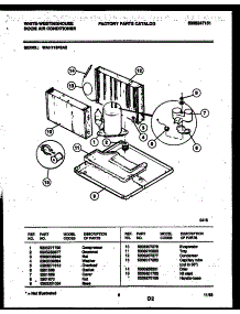 05 - System Parts parts for Frigidaire Air Conditioner WAH119P2A2 from AppliancePartsPros.com