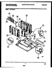 05 - System Parts parts for Frigidaire Air Conditioner WAH11EP2T2 from AppliancePartsPros.com