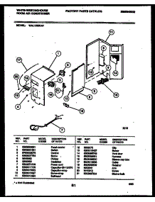 03 - Electrical Parts parts for Frigidaire Air Conditioner WAL123S1A1 from AppliancePartsPros.com