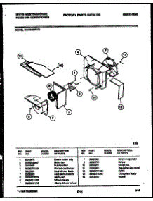 04 - Air Handling Parts parts for Frigidaire Air Conditioner WAH106P1T1 from AppliancePartsPros.com