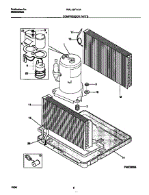 05 - Compressor Parts parts for Frigidaire Air Conditioner WAL123Y1A4 from AppliancePartsPros.com