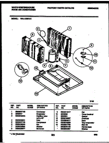 05 - Unit Parts parts for Frigidaire Air Conditioner WAL123S1A1 from AppliancePartsPros.com