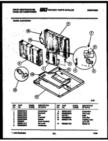 05 - System Parts parts for Frigidaire Air Conditioner WAS183P2K1 from AppliancePartsPros.com