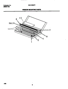 06 - Mounting Parts parts for Frigidaire Air Conditioner WAH106H2T1 from AppliancePartsPros.com