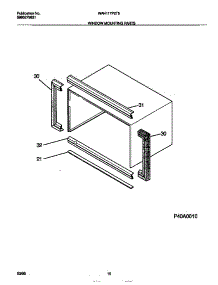 06 - Window Mounting Parts parts for Frigidaire Air Conditioner WAH117P2T5 from AppliancePartsPros.com