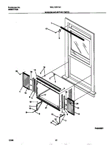 06 - Window Mounting Parts parts for Frigidaire Air Conditioner WAL106Y1A1 from AppliancePartsPros.com