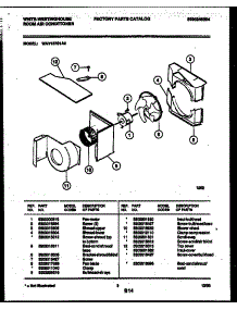 03 - Air Handling Parts parts for Frigidaire Air Conditioner WAV157S1A2 from AppliancePartsPros.com